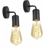 Edison applique murale r�tro vintage industrielle en m�tal applique murale int�rieure �clairage industriel ...