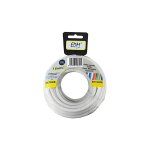 Enrouleur de tuyau tubulaire 2x1mm blanc 20mts