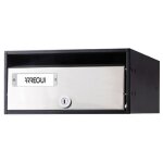 Edm - bo�te aux lettres mira flat en acier inoxydable satin� 12x25x34cm hf8800 - 05 arregui