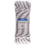 Edm - cheveau 15 mt. polyester drisse tricolore haute tenacit. calibre 10 mm