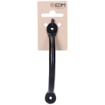 Edm - poign�e de meuble 125mm ? acier noir ? design robuste ?