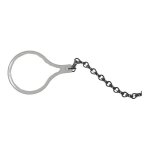 Edm - poignee de reservoir wc. anneau de couleur blanc (emballage)