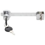 Edm - serrure pour vitrine � portes coulissantes en verre 120 mm 610 / 4059