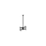 Edm - support plafond pivotant avec double �cran pour tv 43' - 86' (jusqu'� 100kg) compatible toutes ...