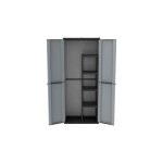 Edm - terry j - line 368 armoire a' balais en polypropyle'ne avec 2 portes cm68x38x164h pour l'exte'rieur ...