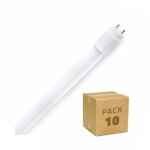 Efectoled - lot de 10 tubes led 115cm t5 16w crystal connexion des 2 c�t�s no flicker 3000k blanc chaud ...