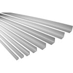 Corni�re alu anodis� 2m ? protection des bords ? r�sistante � la corrosion ? dimensions 25 x 25 x 2 mm ...