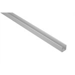 2 mtres profil en u alu anodis effector 10x10mm b30