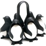 Egguins porte - ufs 3 en 1 pour cuisiner, stocker et servir, cuiseur � ufs durs en forme de pingouin ...