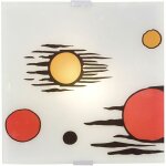Eglo - plafonnier de haute qualit 2 x e14 clairage mural lampe en verre 87516o