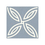 Eiffel art construction - carrelage sol / mur effet ciment motif rosace 20x20 cm alameda andrassy cielo ...