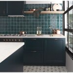Eiffel art construction - carrelage mur effet zellige bleu turquoise 10x10 cm manacor glacier (vendu ...
