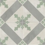 Eiffel art construction - carrelage sol / mur effet ciment vieilli 20x20 cm terra art cardinale s. m ...