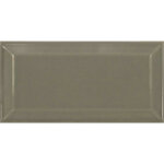 Eiffel art construction - carrelage mur relief mtro parisien uni vert brillant 7, 5x15 cm metro olive ...