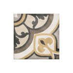 Eiffel art construction - carrelage sol / mur effet ciment motif rosace 20x20 cm art nouveau majestic ...