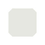 Eiffel art construction - carrelage sol / mur octogonal uni blanc 20x20 cm vodevil octogone cabaret nacar ...