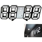 Einemgeld - lot de 1 led horloge murale r�veil led num�rique horloge murale alarme alarmes num�rique ...