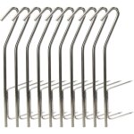 Einemgeld - 10 pcs encens crochets?crochets de poisson fumeurs pour les fumeurs � barbecue