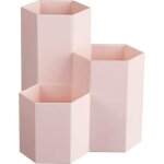 Einemgeld - pot cratif hexagonal multifonction pour ranger pinceaux de maquillage, pinceaux, stylos, ...