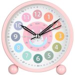Einemgeld - rveil d'apprentissage pour enfants, jolie horloge de bureau silencieuse, 10, 2 cm (lapin ...