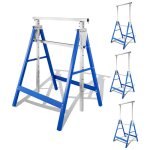 Randaco - einfeben 4x chevalet d'chafaudage, trteaux, pliable, trteau de travail, rglable en hauteur ...
