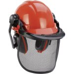 Casque de protection forestier (rabattable et r�glable, oreillettes anti - bruit orientables) - einhell ...