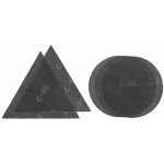 Kwb jeu de 5 abrasifs pour ponceuse girafe 225 mm (grain80)