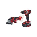 [jamais utilis�] einhell perceuse - visseuse sans fil te - cd 18 / 40 li + meuleuse d?angle sans fil ...