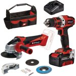 Einhell - perceuse visseuse sans fil te - cd 18 / 40 li + meuleuse d'angle sans fil tc - ag 18 / 115 ...