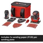 Einhell - ponceuse vibrante sans fil avec 3 plateaux interchangeables te - os 18 / 113 3x li - solo power ...