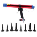 Ej. life - 1 / 4 pistolet � cartouche adaptable 300600ml(colle, mastic, silicone), pistolet de calfeutrage ...
