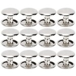 Ej. life - lot de 200 rivets tubulaires en m�tal � double t�te pour cuir, r�paration, sacs, ceintures, ...