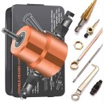 Ej. life - grignoteuse de t�le double t�te rotative � 360� coupe - plaque de perceuse �lectrique de 1500 ...
