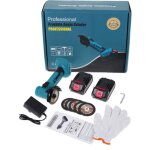 Ej. life - mini meuleuse sans fil, 76mm mini disqueuse sans fil, meuleuse d'angle sans fil avec chargeur ...