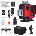 Ej. life - niveau laser 360� vert 4d 16 lignes, laser chantier 3� auto - nivelant, avec batterie et support ...