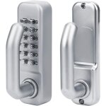 Ej. life - serrure � code m�canique s�curis�e pour porte d'entr�e ? double face, clavier num�rique, r�sistante ...