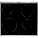 Electrolux ehf16240xk plaque de cuisson noire cramique
