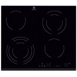 Electrolux ehf6343fok table de cuisson vitrocramique noire