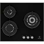 Electrolux - table de cuisson gaz 56cm 3 feux noir egt6633nok
