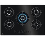 Electrolux - table de cuisson gaz 75cm 5 feux noir egg75372k
