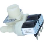 Electrovanne 2 voies 90° 13mm pour lave linge brandt 55x8400 Electrovanne 2 voies 90° 13mm pour lave linge brandt 55x8400