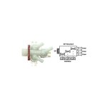 Electrovanne 3voies pour lave linge brandt