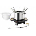Elegance appareil à fondue 1000 w avec réglage manuel de la température acier inoxydable, noir - unold ... Elegance appareil à fondue 1000 w avec réglage manuel de la température acier inoxydable, noir - unold ...