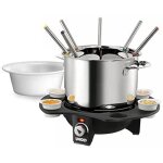 Elegance appareil � fondue 1000 w avec r�glage manuel de la temp�rature acier inoxydable, noir - unold ...