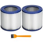 �l�ment filtrant r�utilisable pour aspirateur shop vac, compatible avec 9032933, filtre cylindrique blanc ...