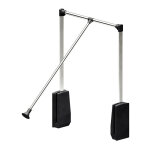 Slid'up by mantion - el�vateur de penderie escamotable en acier - bo�tier noir - largeur dressing 920 ...