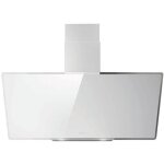 Elica - hotte decorative murale shire wh / a / 90 inclin�e verre blanc 90 cm
