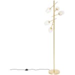 Elien - lampadaire - 5 lumi�re - h 153 cm - dor� / laiton - classique / antique - �clairage int�rieur ...