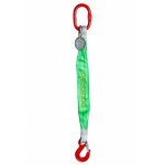 Elingue sangle ronde � 1 brin 1000 kg 1 m�tres crochet � oeillet