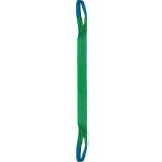 Elingue sangle textile plate 2 boucles restreintes 3 metres 2 tonnes verte en 1492 - 2 levac